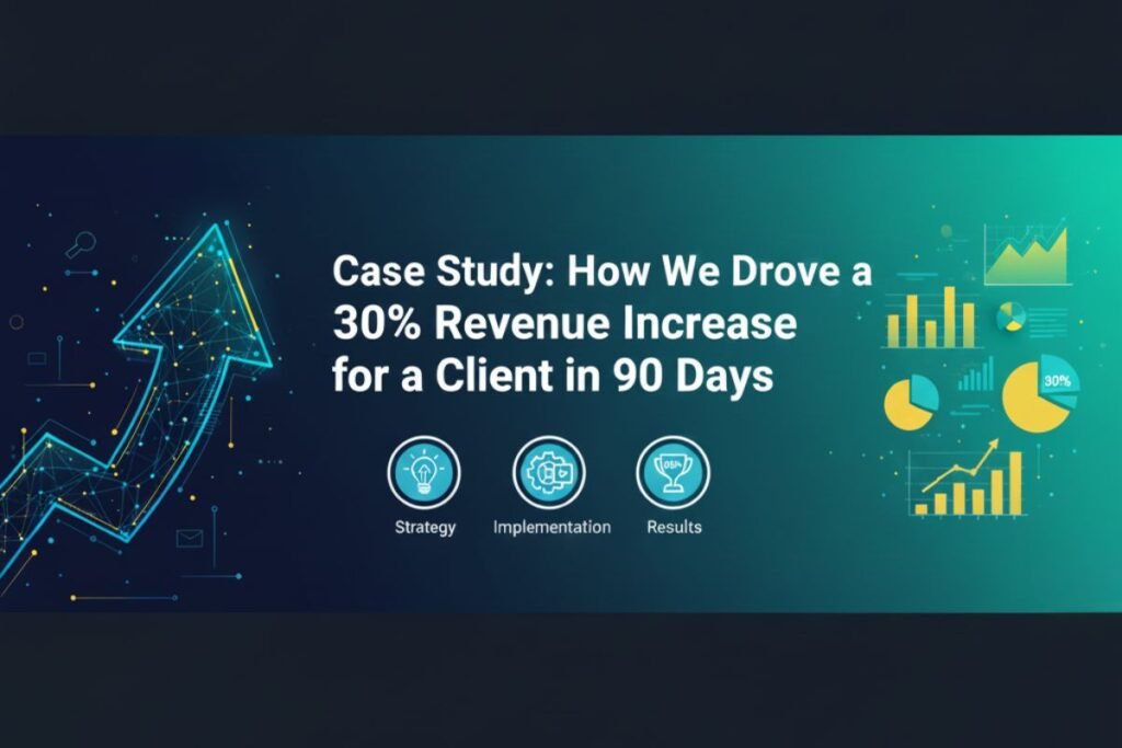 Case Study: 30% Revenue Increase in 90 Days | Digital Marketing Results