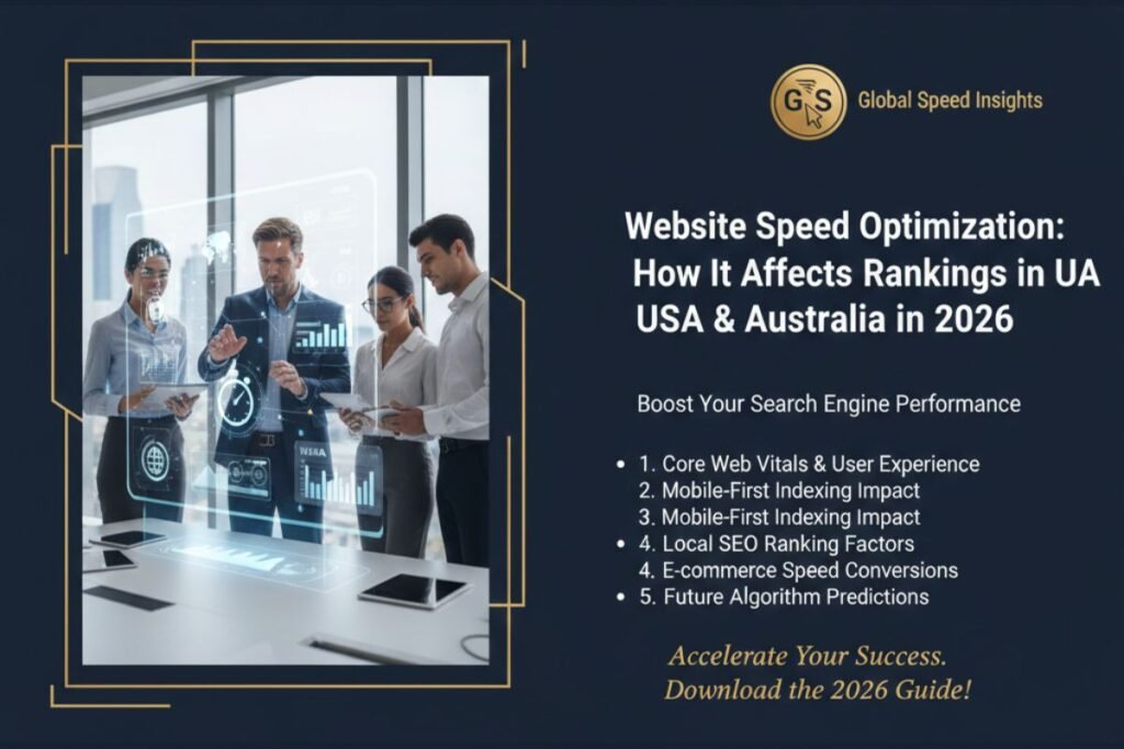 Website Speed & SEO 2026 - USA & Australia