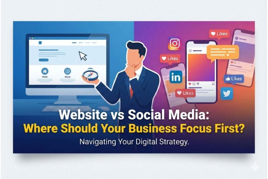 Website or Social Media First? The 2024 Business Priority Guide